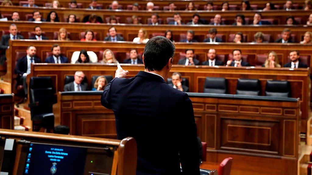 Debate de investidura: izquierda y derecha confrontan su idea de España por el pacto de Sánchez con ERC Debate de investidura: izquierda y derecha confrontan su idea de España por el pacto de Sánchez con ERC