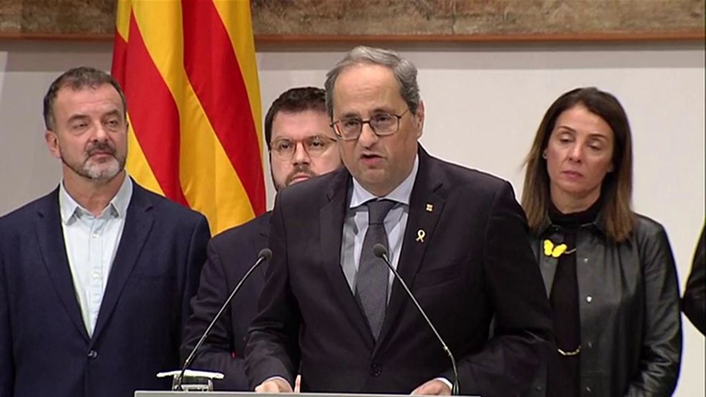 Torra sobre la decisión de la JEC: "Solo puede inhabilitarme el Parlament"