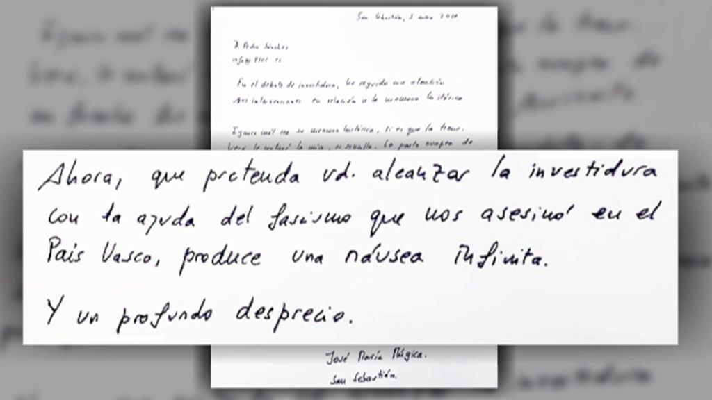 El hijo de Fernando Múgica critica a Sánchez por su acuerdo con Bildu: "Produce una náusea infinita"