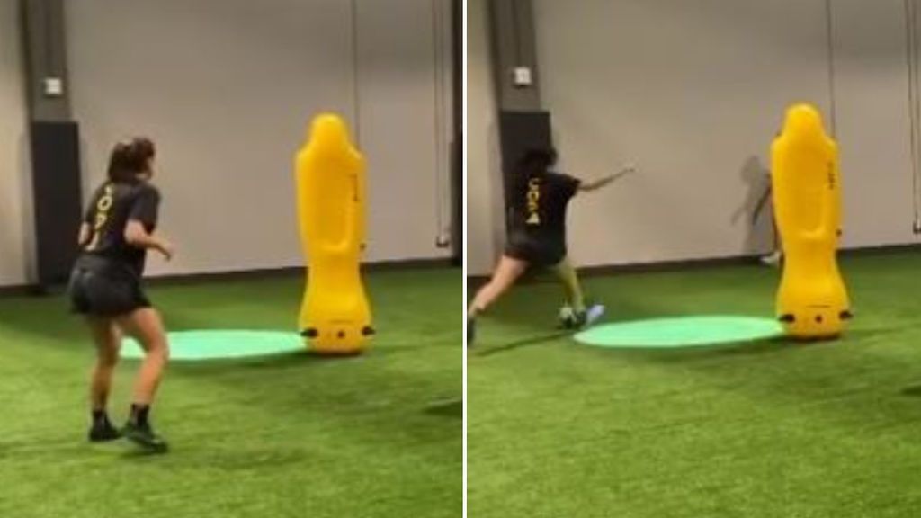 Alex Morgan sorprende con un vídeo entrenando con cinco meses de embarazo: "Todavía tiene calidad" Alex Morgan sorprende con un vídeo entrenando con cinco meses de embarazo: "Todavía tiene calidad"