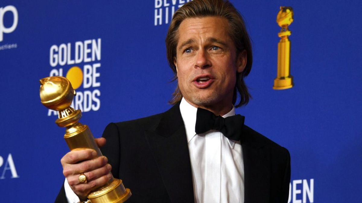 Brad Pitt a Di Caprio tras ganar el Globo de Oro: "Yo sí hubiera compartido la tabla en Titanic"