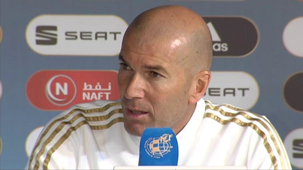 Zidane: "Para nosotros el partido ante el Valencia es una final"