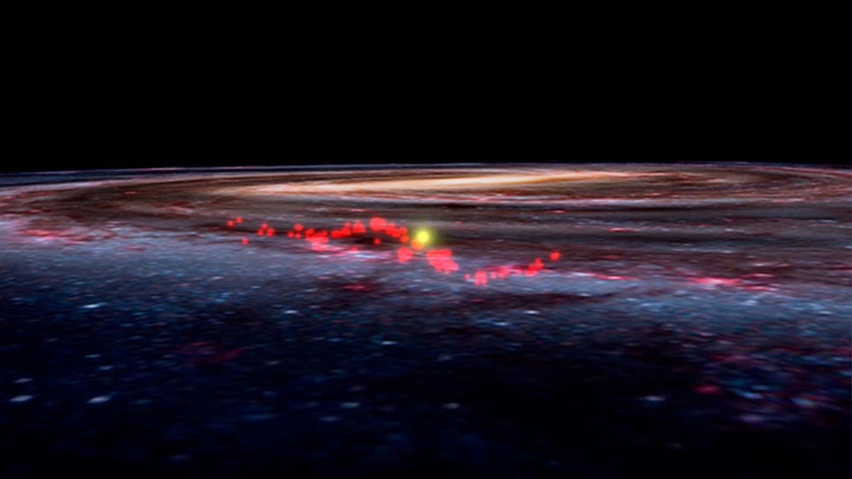 Descubren la mayor 'guardería' de la Vía Láctea donde nacen estrellas Descubren la mayor 'guardería' de la Vía Láctea donde nacen estrellas