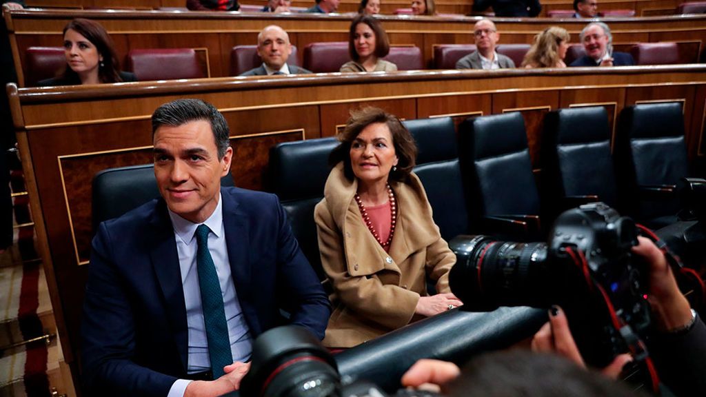Calvo: "Dijimos a ERC que el acuerdo de investidura implica también poder gobernar y apoyar los presupuestos" Calvo: "Dijimos a ERC que el acuerdo de investidura implica también poder gobernar y apoyar los presupuestos"