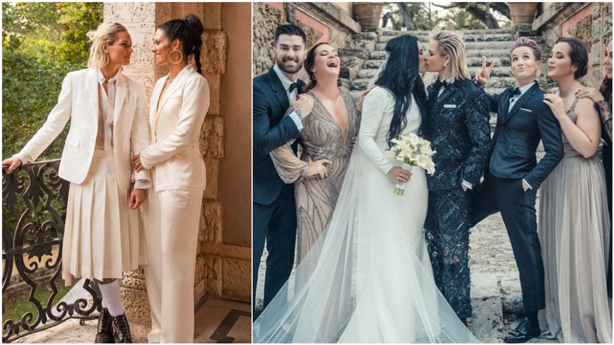 Las futbolistas estadounidenses Ali Krieger y Ashlyn Harris se casan tras 10 años de relación