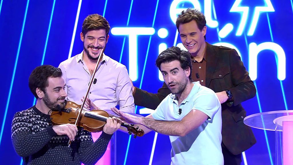 Pablo y Rafa dejan a Christian perplejo con una versión a violín de ‘Shape of you’ de Ed Sheeran