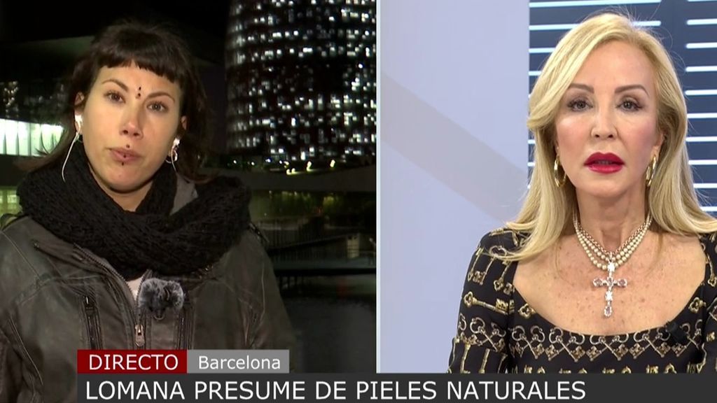 Fani, contra el abrigo de Carmen Lomana: “Lo que llevas encima es muerte y asesinato”