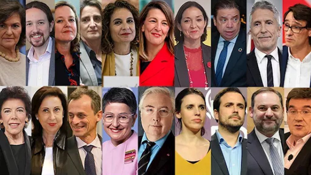 Así es el nuevo Gobierno de coalición de Pedro Sánchez