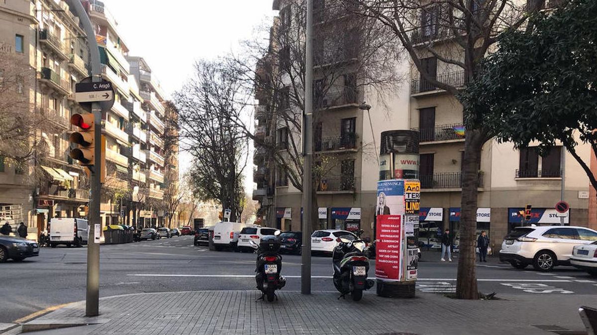 La zona donde una mujer sufrió el tirón de un motorista La zona donde una mujer sufrió el tirón de un motorista