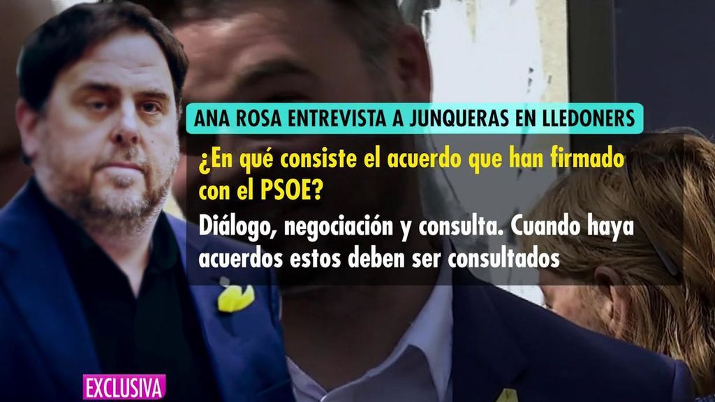 Junqueras habla de lo que quieres para Cataluña