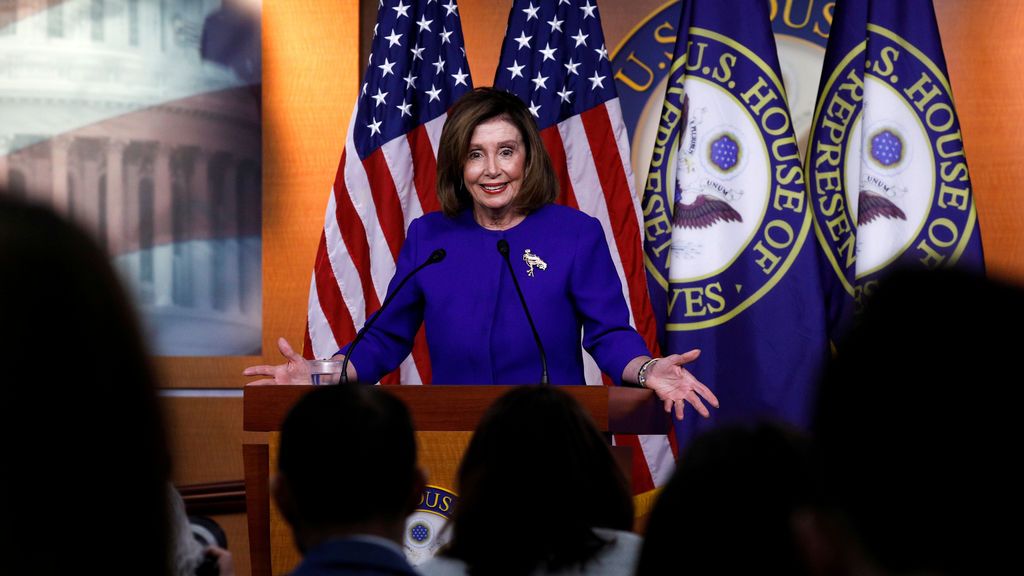 Pelosi anuncia "impeachment" en el Senado la semana que viene Pelosi anuncia "impeachment" en el Senado la semana que viene