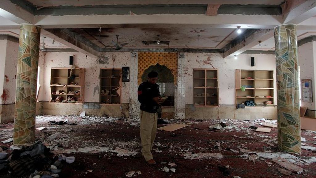 Lugar en el que ha explotado una bomba en Quetta