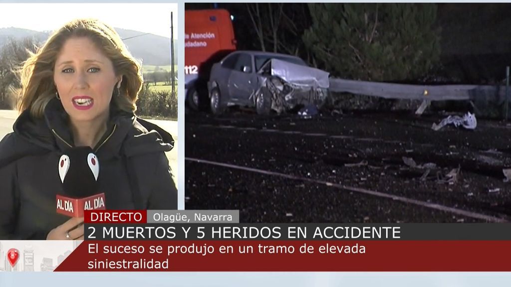 Nuevo accidente en la N-121A de Navarra, criticada por su siniestralidad: 2 jóvenes han muerto y hay 5 heridos