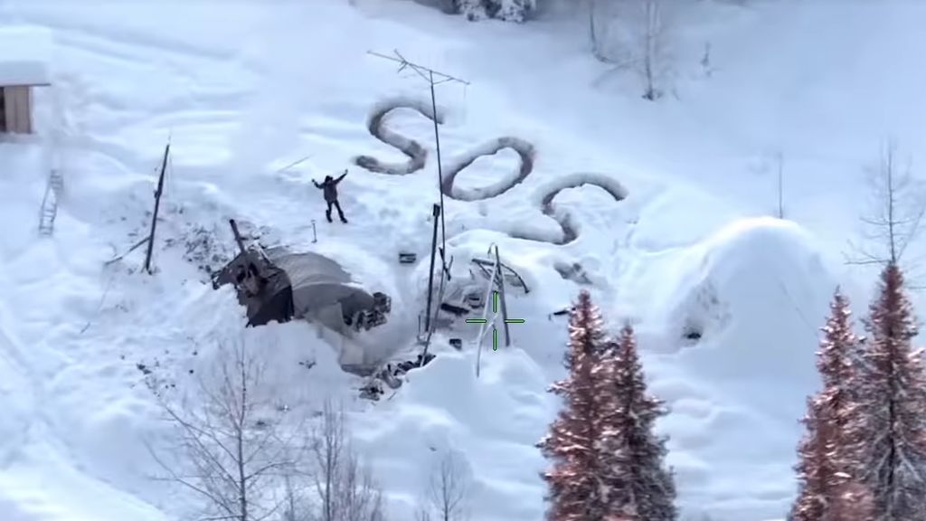 Sos en la nieve: así sobrevivió un hombre tres semanas a temperaturas heladas