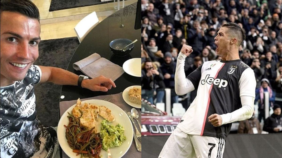 Sale a la luz la dieta de Cristiano Ronaldo: el portugués se echa 5 siestas al día y come y cena dos veces