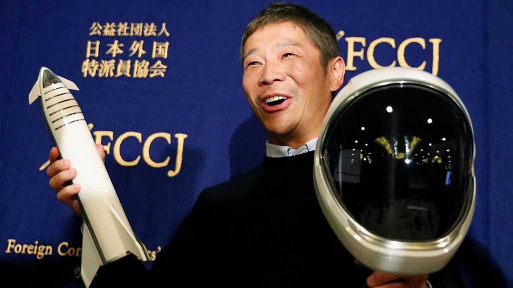 Un millonario japonés busca novia para que le acompañe a la Luna Un millonario japonés busca novia para que le acompañe a la Luna