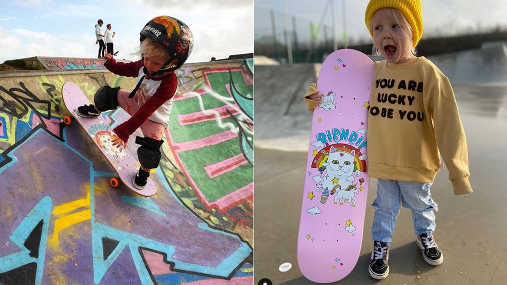 La niña skater de tres años que enamora en Instagram: "Soy pequeña y divertida" La niña skater de tres años que enamora en Instagram: "Soy pequeña y divertida"