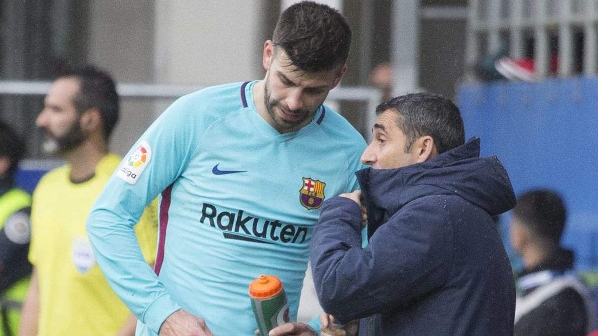 El mensaje de despedida de Piqué a Valverde: "Te vas dejando al equipo líder y ganando dos ligas en dos años"