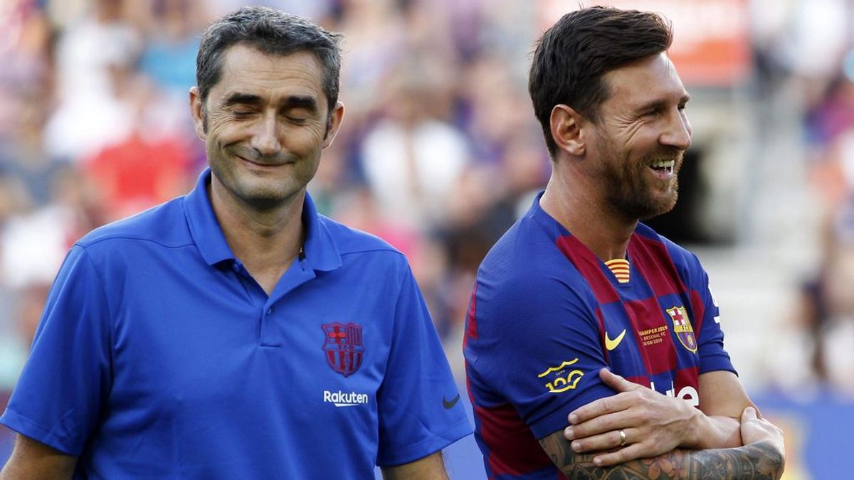 Ernesto Valverde acude a la ciudad deportiva para despedirse de los jugadores Ernesto Valverde acude a la ciudad deportiva para despedirse de los jugadores
