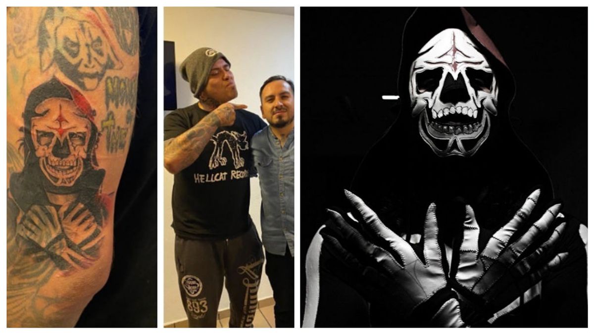 Pagano se tatúa a La Parka en el brazo a modo de homenaje: "Con respeto y admiración"