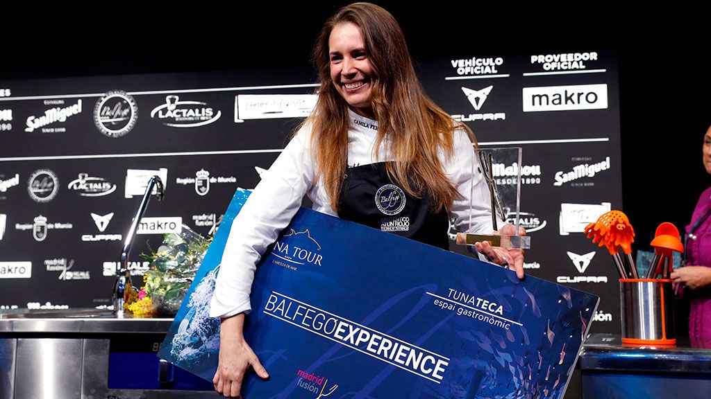 Camila Ferraro, primera mujer en ganar el premio al 'cocinero revelación' de Madrid Fusión Camila Ferraro, primera mujer en ganar el premio al 'cocinero revelación' de Madrid Fusión