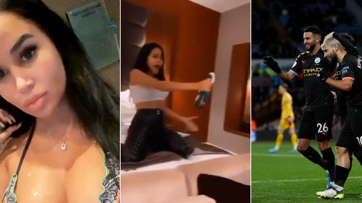 Las imágenes de la fiesta loca de los futbolistas del City con 22 influencers italianas