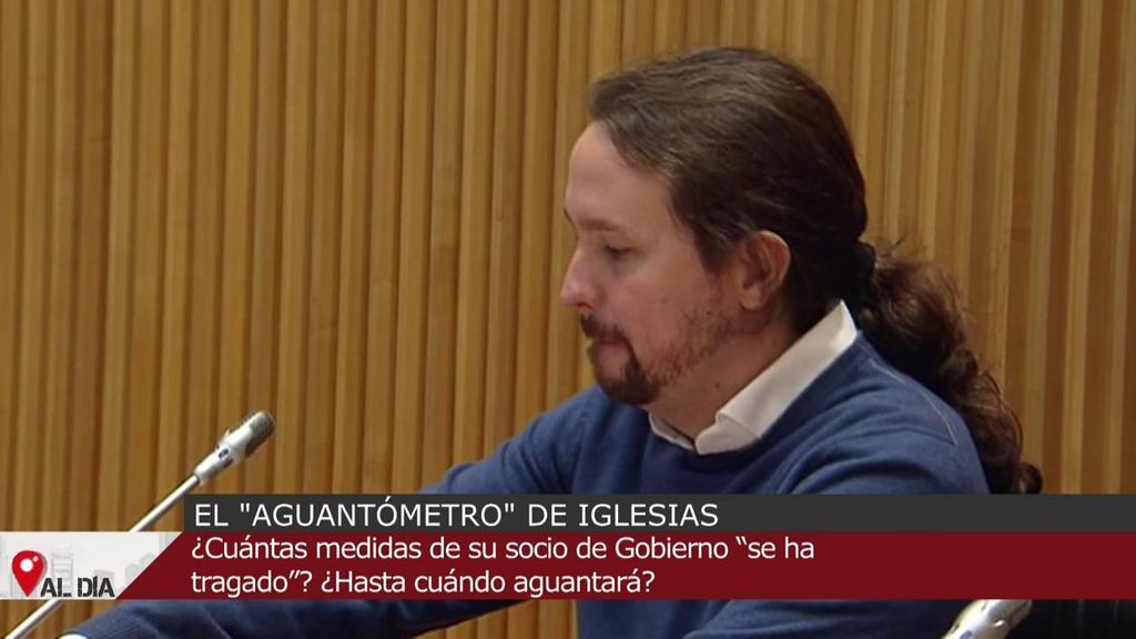 El "aguatómetro" de Pablo Iglesias: las medidas que el Vicepresidente criticó y ahora acepta en el Gobierno