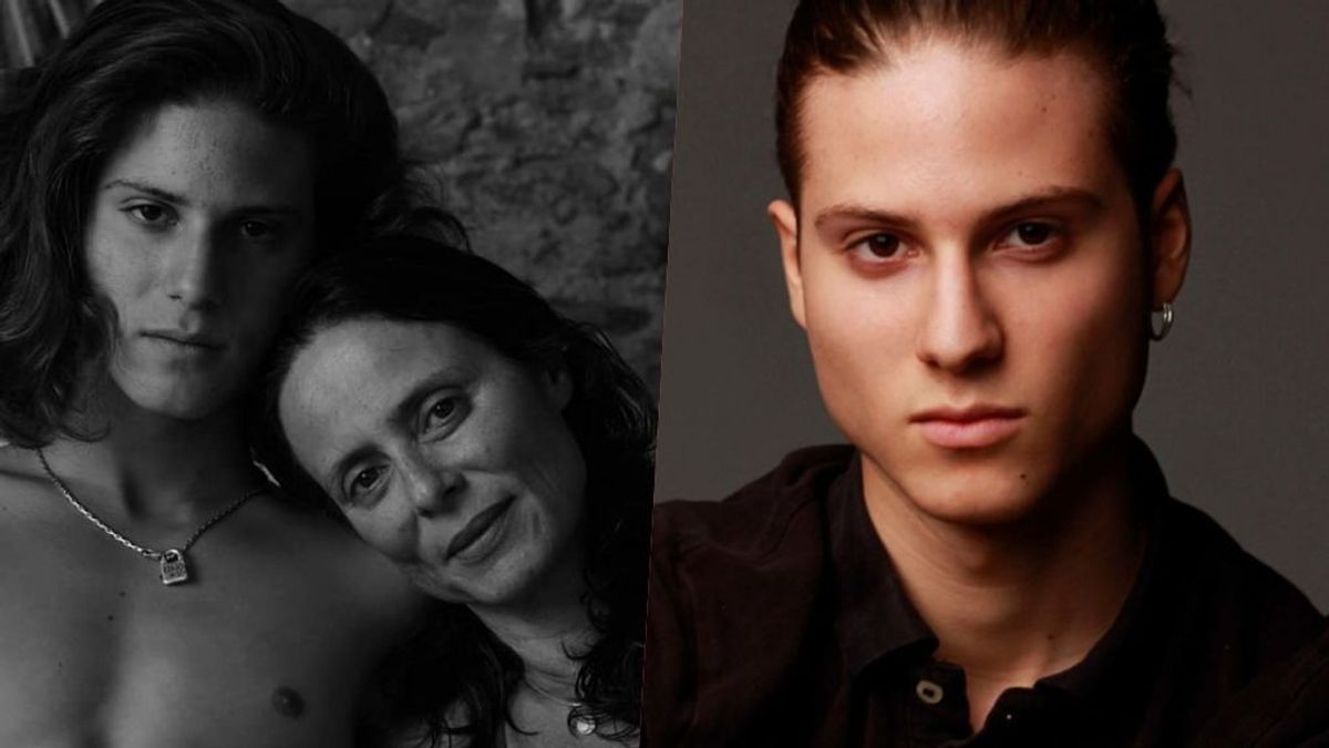 Modelo, actor y rapero, así es Teo Lucadamo el hijo de Aitana Sánchez-Gijón