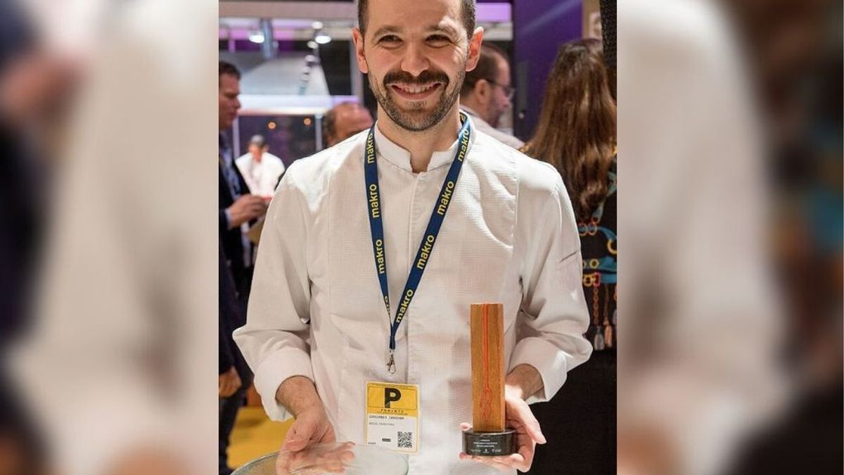 Miguel Carretero, del restaurante Santerra de Madrid, premio al Mejor Escabeche de España Miguel Carretero, del restaurante Santerra de Madrid, premio al Mejor Escabeche de España
