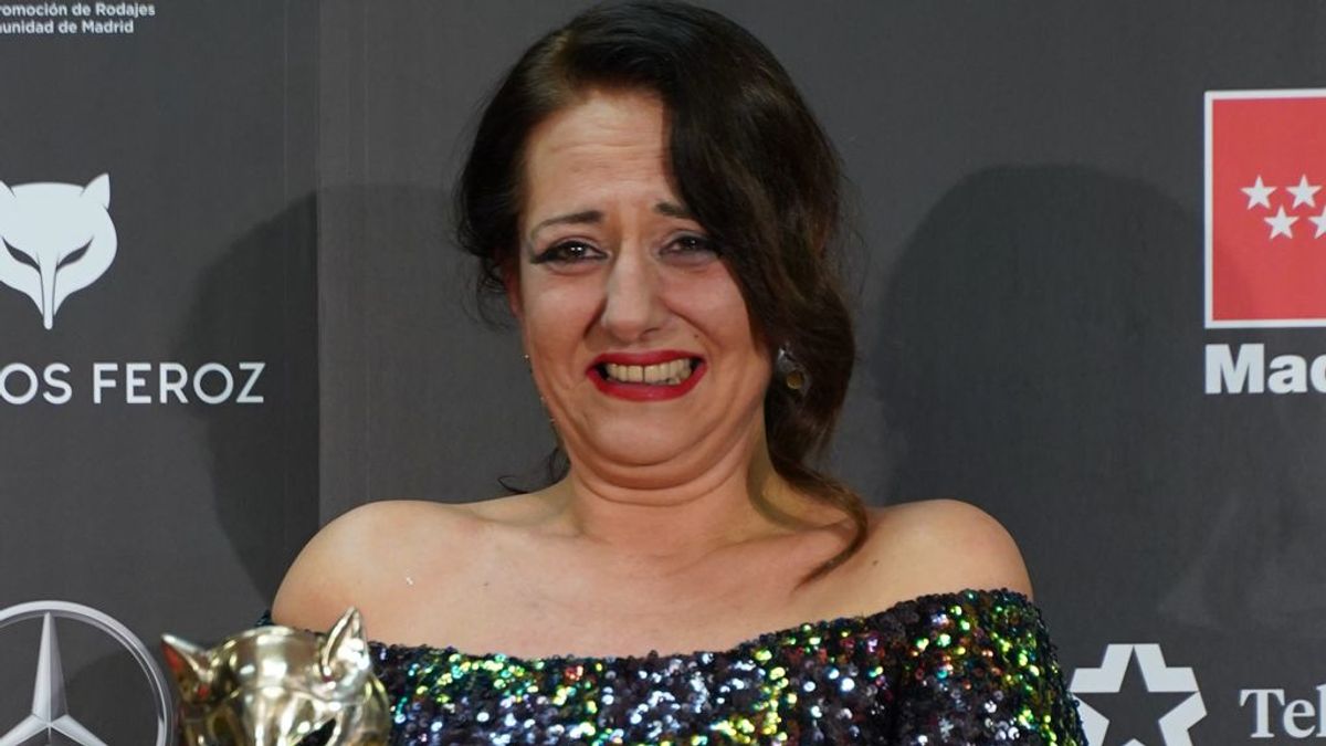 Yolanda Ramos rompe a llorar al recibir el Premio Feroz: "Es muy duro ser cómica y ser mujer"