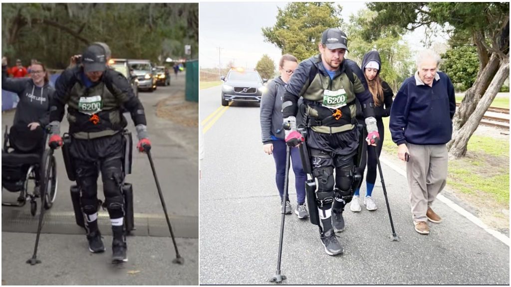 El corredor del exoesqueleto: el parapléjico que terminó una maratón en 33 horas y 50 minutos El corredor del exoesqueleto: el parapléjico que terminó una maratón en 33 horas y 50 minutos