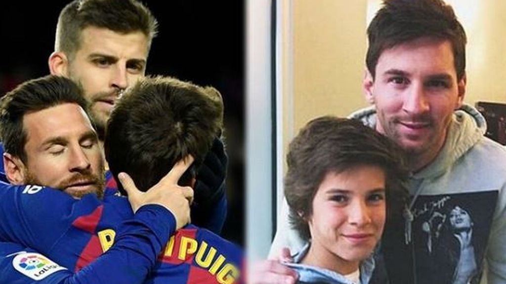 La imagen viral de Riqui Puig de niño junto a Messi: "Los sueños se hacen realidad" La imagen viral de Riqui Puig de niño junto a Messi: "Los sueños se hacen realidad"