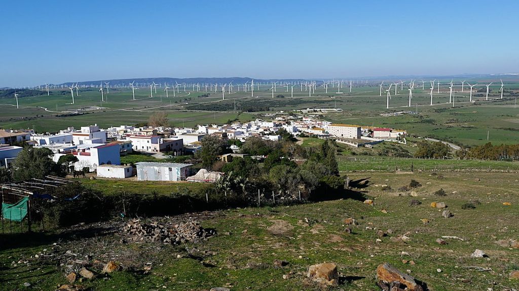 Parques eólicos en la pedanía tarifeña de Facinas