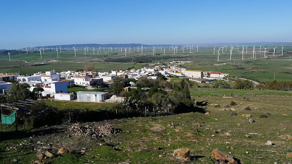 Parques eólicos en la pedanía tarifeña de Facinas