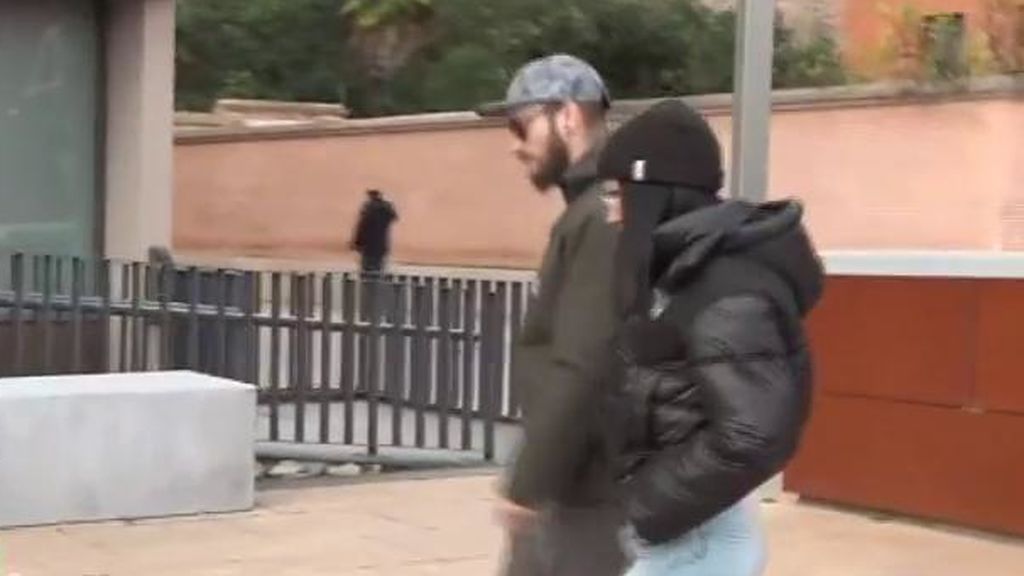 La llegada de Sergio, presunto asesino de Miriam, al juzgado