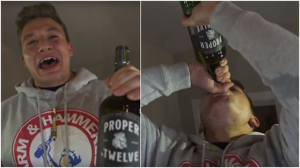 El hombre que se bebió de un trago una botella de whiskey de Conor McGregor tras su combate contra Cerrone El hombre que se bebió de un trago una botella de whiskey de Conor McGregor tras su combate contra Cerrone