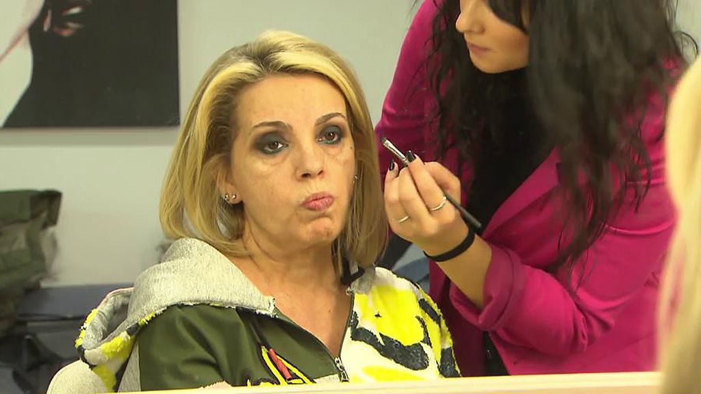 El enfado de Carmen Borrego con su maquilladora