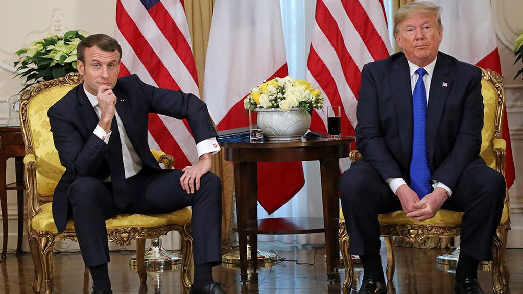 Macron y Trump pactan una tregua sobre la 'tasa Google' Macron y Trump pactan una tregua sobre la 'tasa Google'