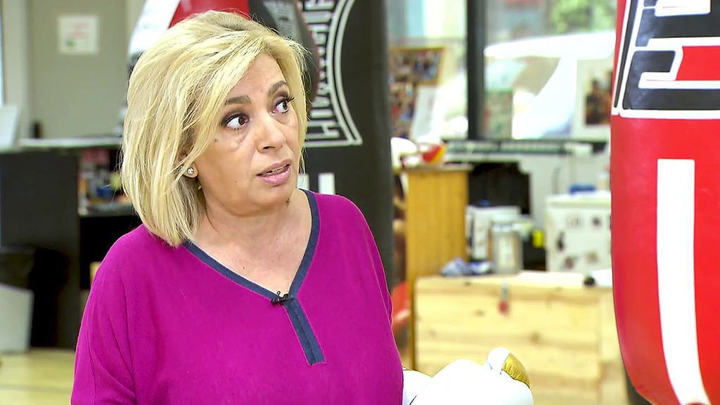 Carmen, durante su 'Desafío Borrego'