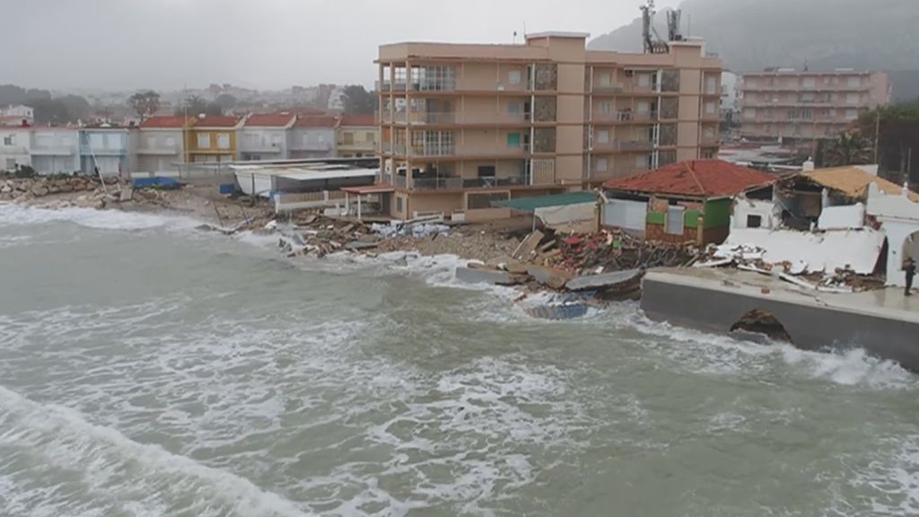 Los estragos de Gloria en el Levante: viviendas destruidas y vecinos asolados por el temporal