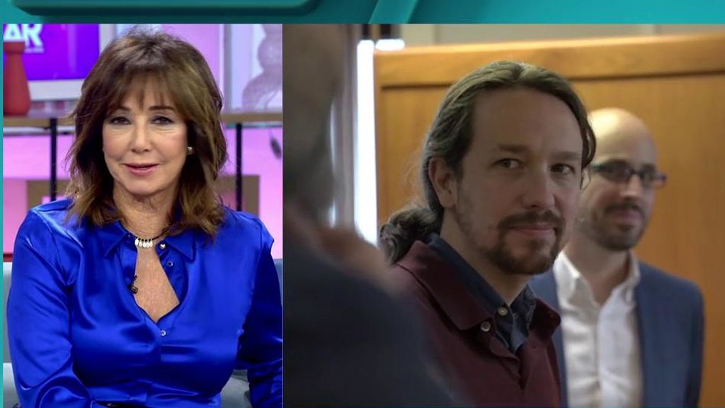 Ana Rosa entrevistará a Pablo Iglesias: "Es la primera vez que viene como Vicepresidente"