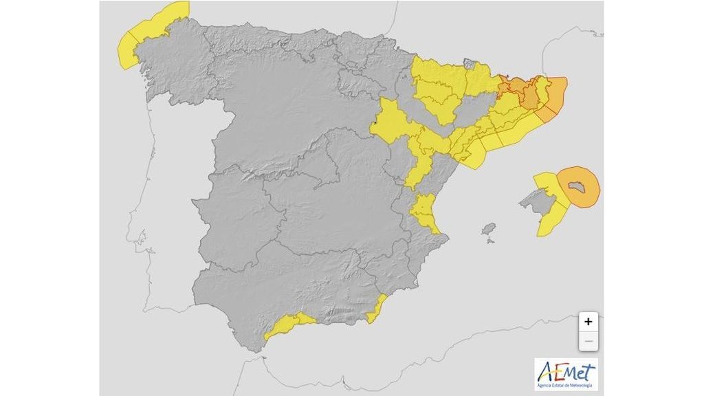 aviso miercoles lluvia