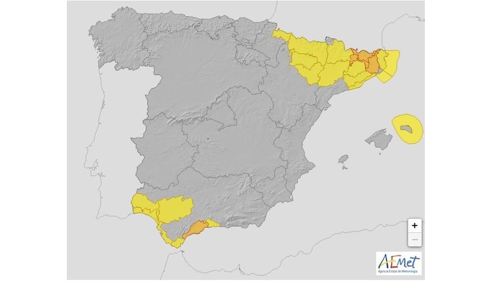 aviso por lluvias jueves