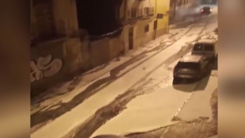 Gran granizada en Málaga