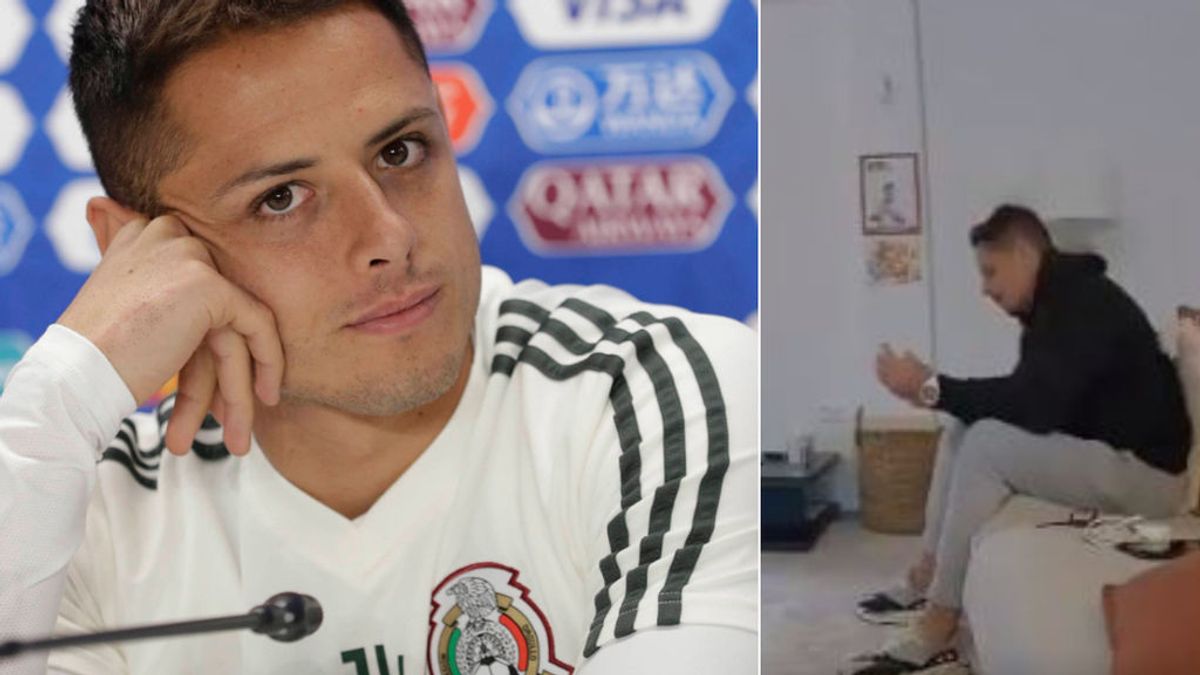 Las lágrimas de Chicharito llamando a su padres para decirles que deja Sevilla: "Es el principio de mi retirada"