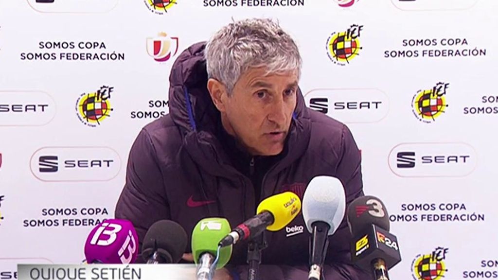 Declaraciones de Quique Setién