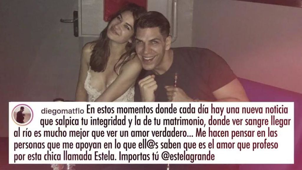 Diego Matamoros manda un mensaje para Estela