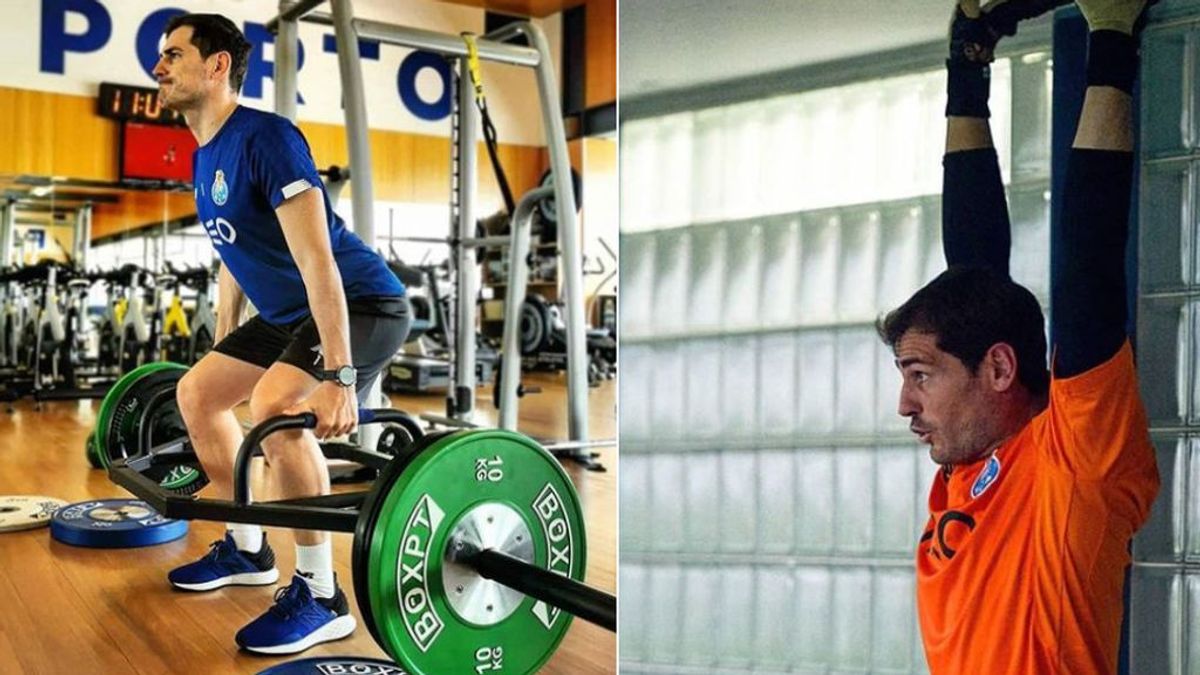 Iker Casillas se machaca en el gimnasio confiando en su regreso: "El esfuerzo te llevará a tener alguna recompensa"