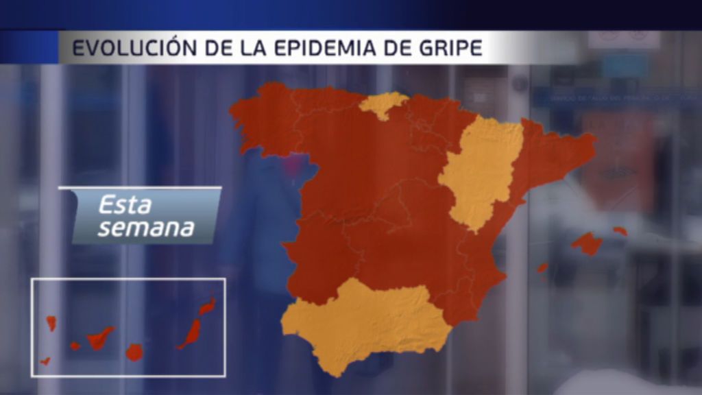 El mapa de la gripe en España: ninguna comunidad se escapa