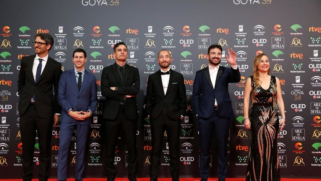 Los nominados a mejor cortometraje documental en la alfombra roja de los Premios Goya 2020
